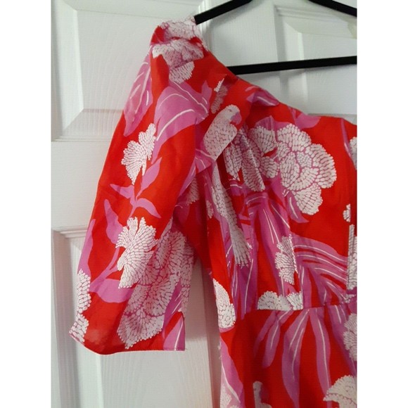 FARM Rio Red One Shoulder Dress - Picture 3 of 12